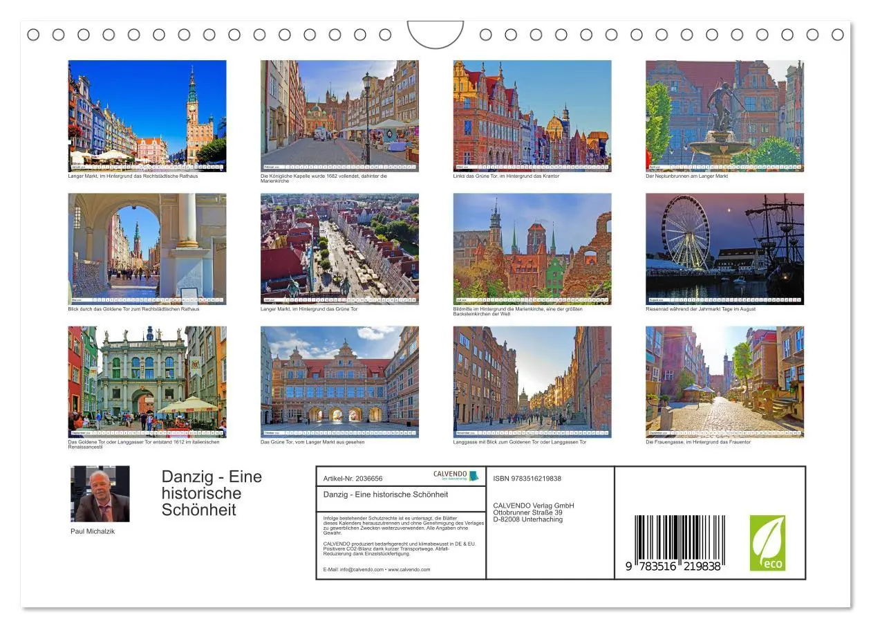 Bild: 9783516219838 | Danzig - Eine historische Schönheit (Wandkalender 2026 DIN A4...