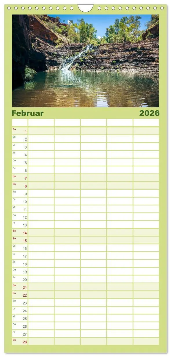Bild: 9783516519938 | Familienplaner 2026 - Australien mit 5 Spalten (Wandkalender, 21 x...