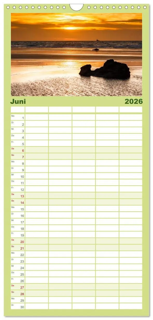Bild: 9783516519938 | Familienplaner 2026 - Australien mit 5 Spalten (Wandkalender, 21 x...