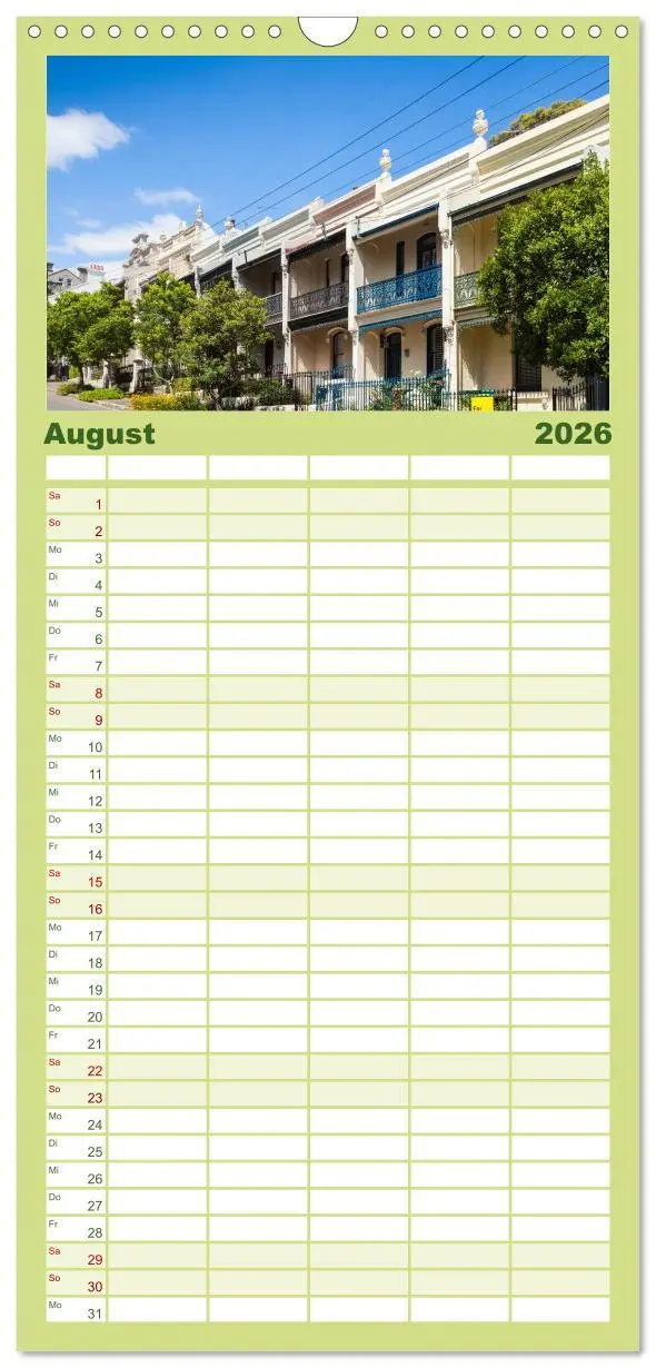 Bild: 9783516519938 | Familienplaner 2026 - Australien mit 5 Spalten (Wandkalender, 21 x...