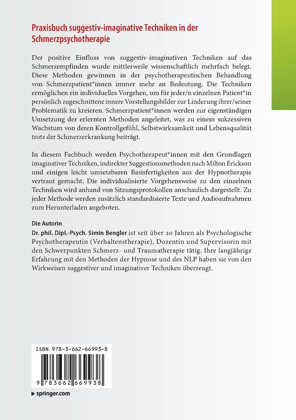 Rückseite: 9783662669938 | Praxisbuch suggestiv-imaginative Techniken in der...
