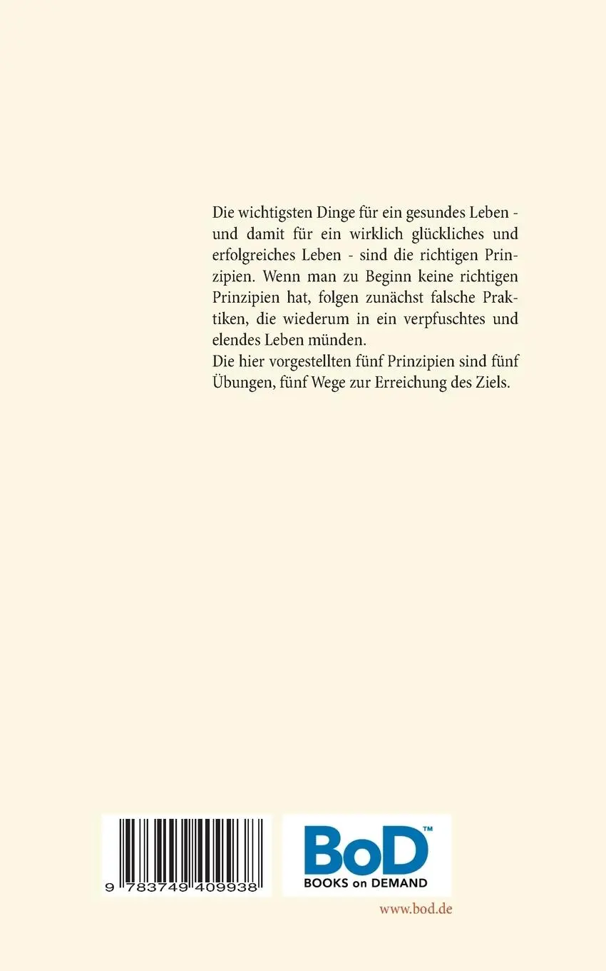 Rückseite: 9783749409938 | Wie man glücklich wird | Grundsteine für Glück und Erfolg | Allen