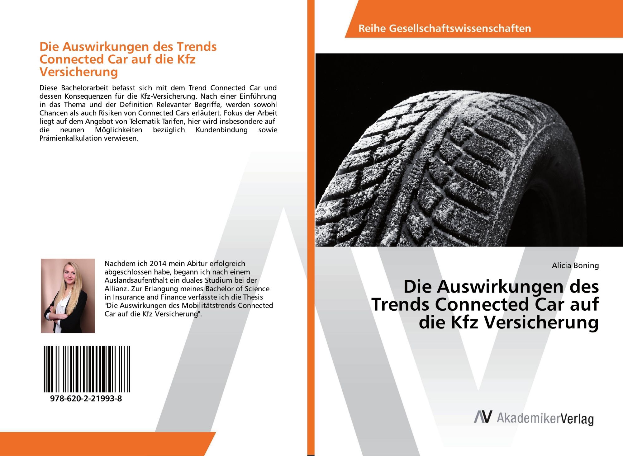 Cover: 9786202219938 | Die Auswirkungen des Trends Connected Car auf die Kfz Versicherung