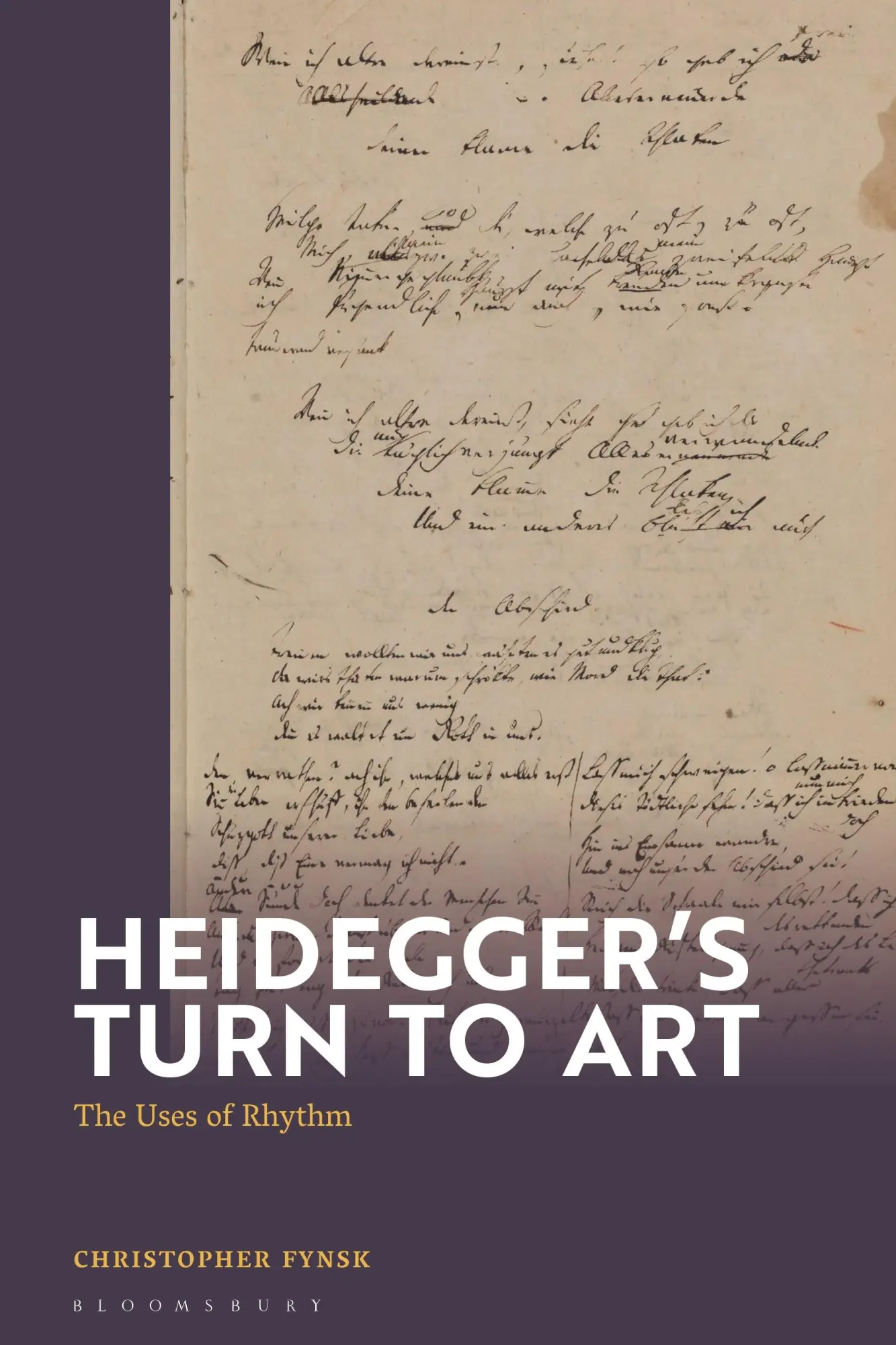 Cover: 9781350410039 | Heidegger's Turn To Art | The Uses of Rhythm | Christopher Fynsk