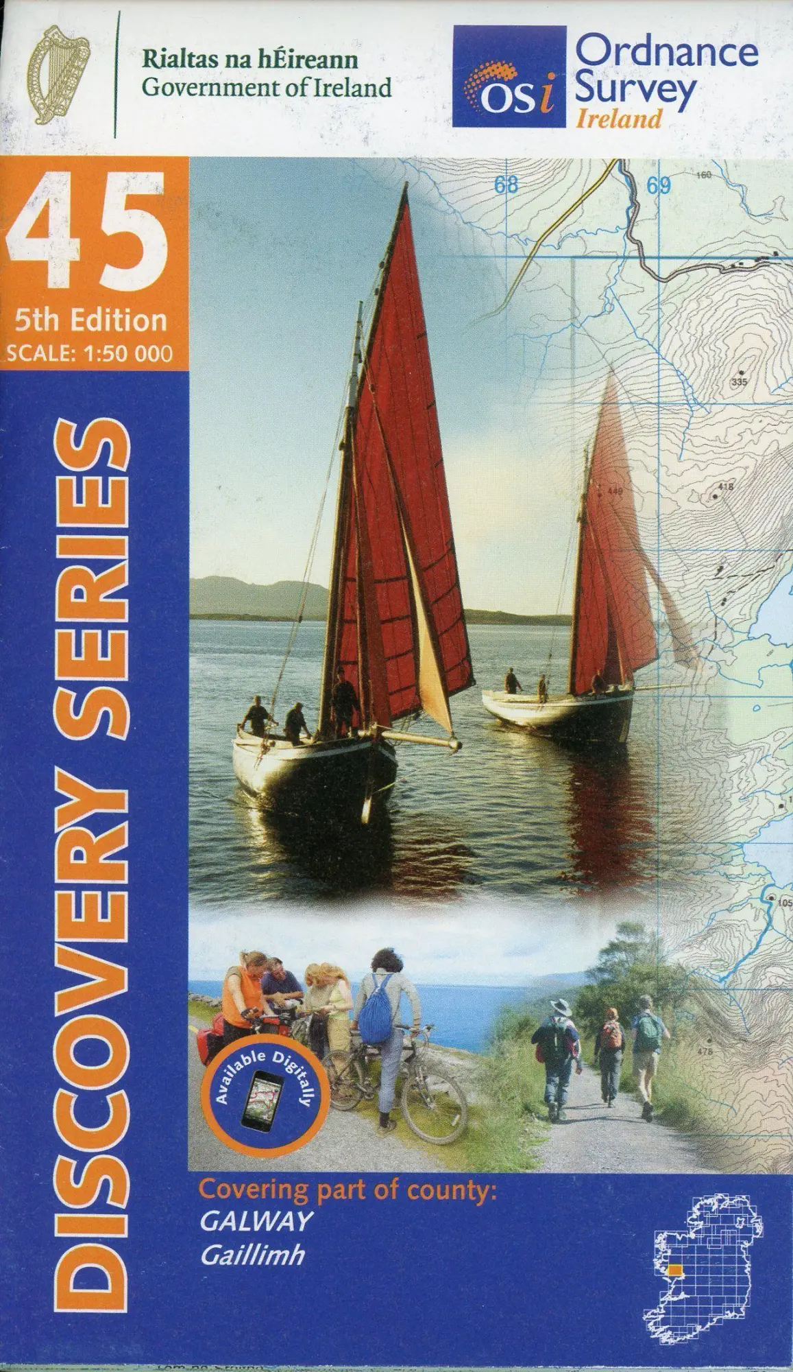 Cover: 9781912140039 | Galway | (Land-)Karte | Irish Discovery | Karte/Landkarte | Englisch