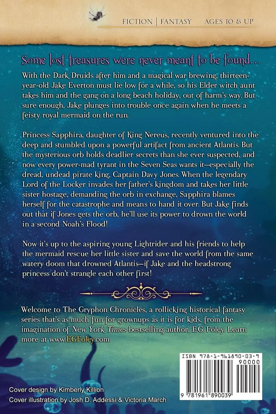Rückseite: 9781961890039 | Secrets of the Deep (The Gryphon Chronicles, Book 5) | E. G. Foley