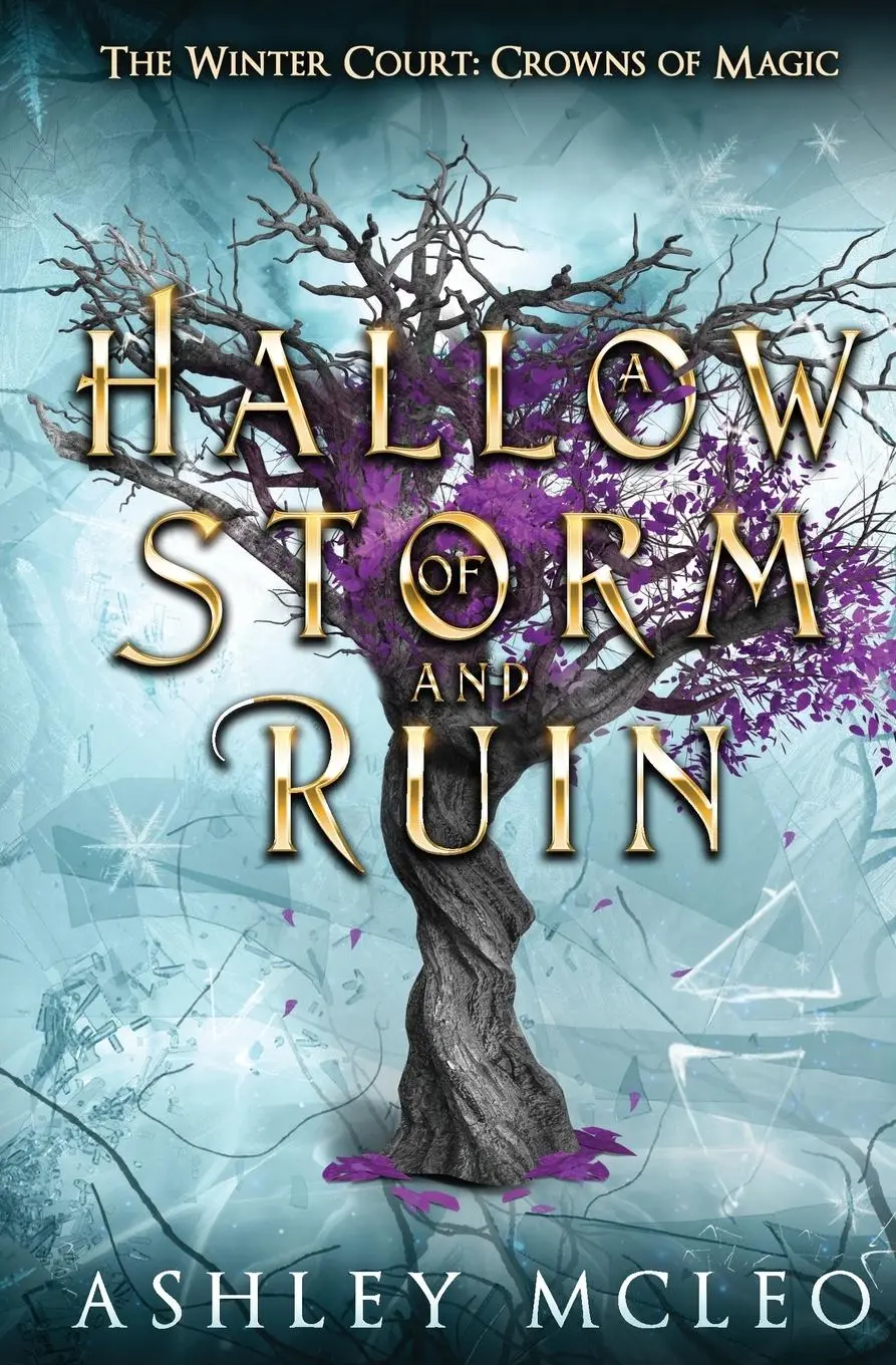 Cover: 9781966080039 | A Hallow of Storm and Ruin, The Winter Court Series, A Crowns of...