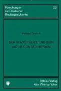 Cover: 9783412130039 | Der Klagspiegel und sein Autor Conrad Heyden | Andreas Deutsch | Buch