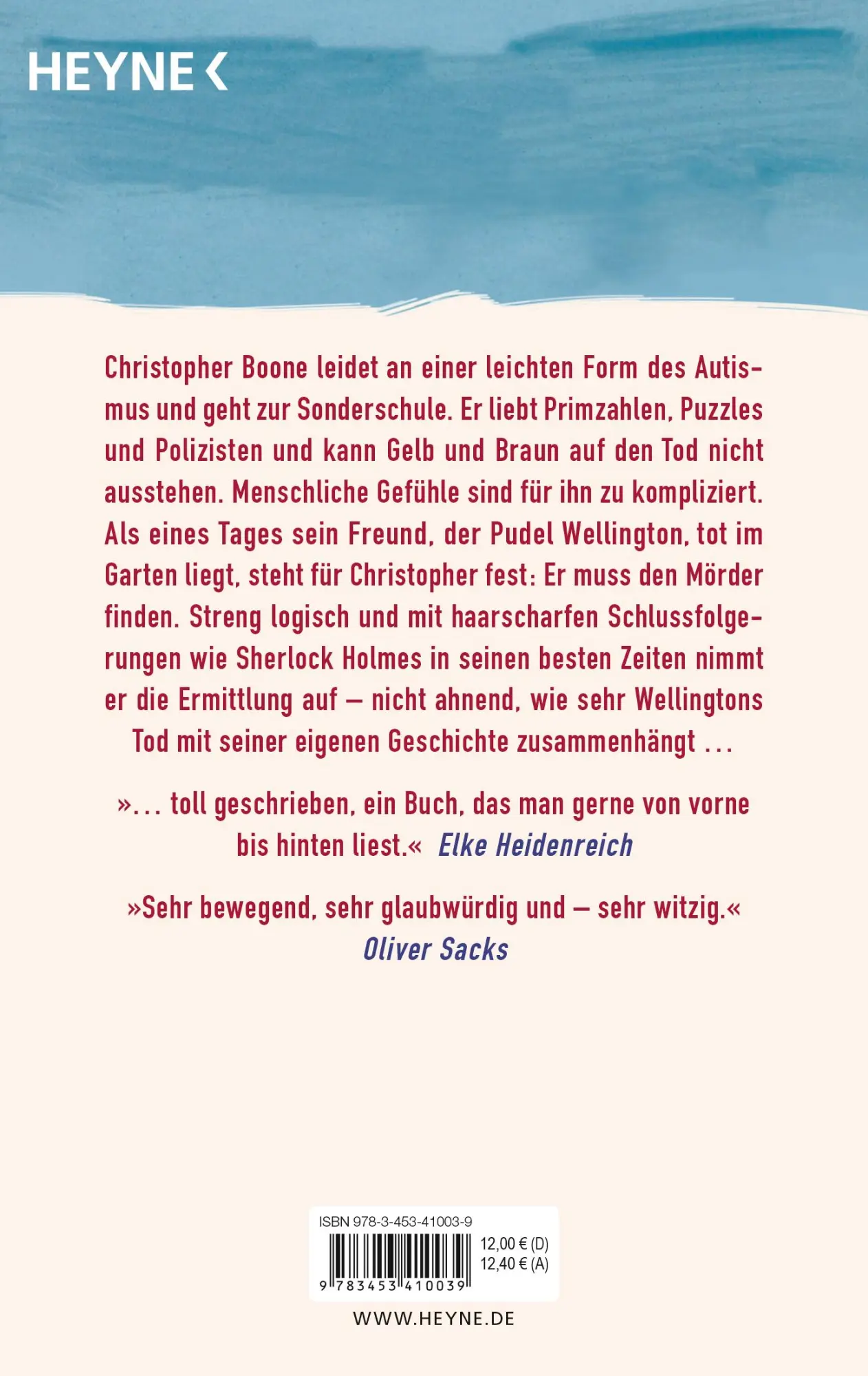 Bild: 9783453410039 | Supergute Tage oder Die sonderbare Welt des Christopher Boone | Haddon