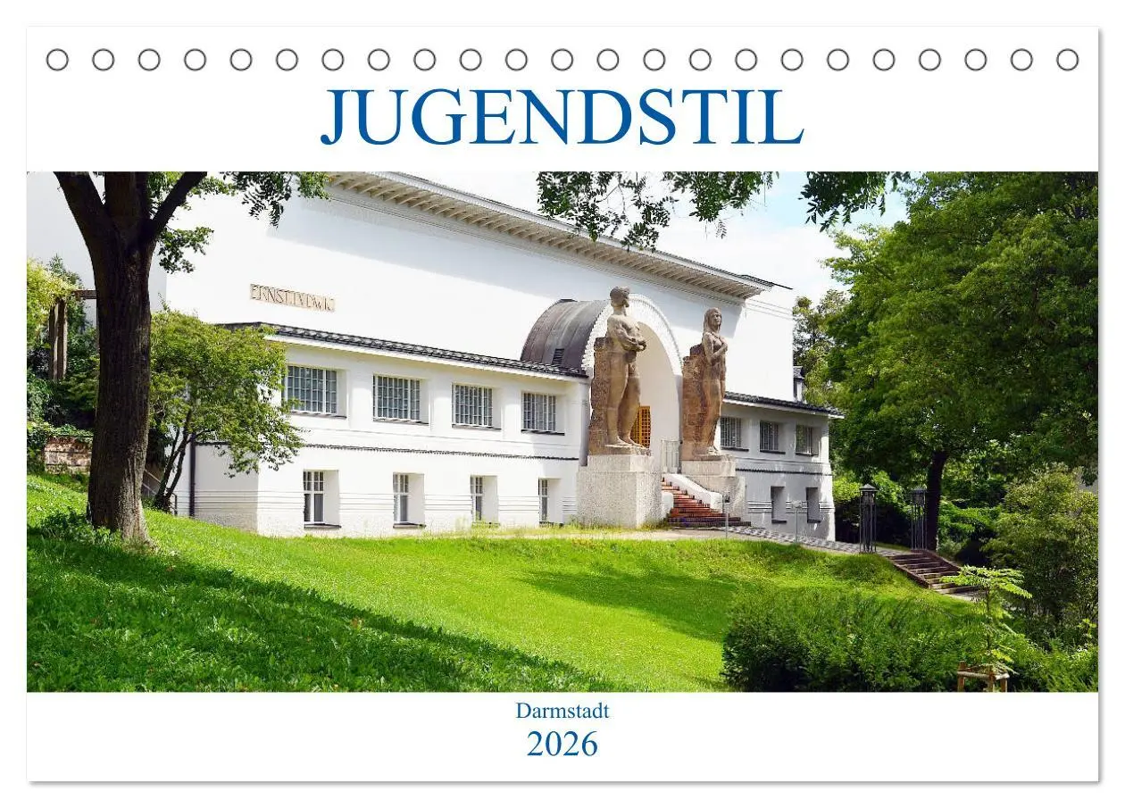 Cover: 9783457850039 | Jugendstil - Darmstadt (Tischkalender 2026 DIN A5 quer), CALVENDO...