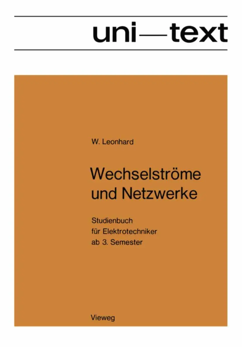 Cover: 9783528130039 | Wechselströme und Netzwerke | Werner Leonhard | Taschenbuch | 215 S.