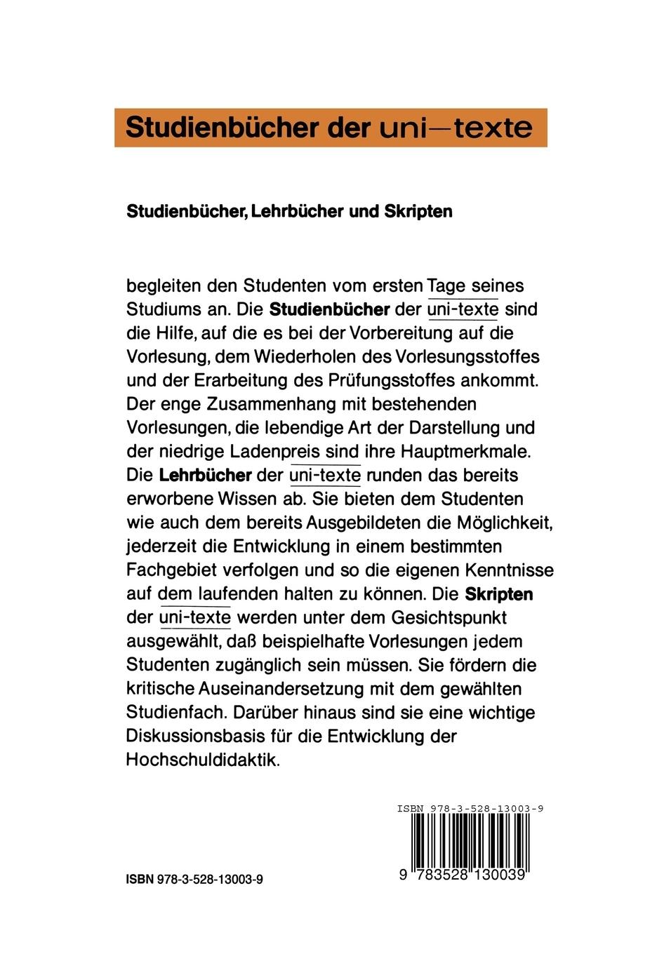 Rückseite: 9783528130039 | Wechselströme und Netzwerke | Werner Leonhard | Taschenbuch | 215 S.