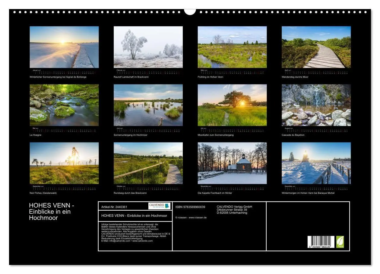 Bild: 9783569960039 | HOHES VENN - Einblicke in ein Hochmoor (Wandkalender 2027 DIN A2...