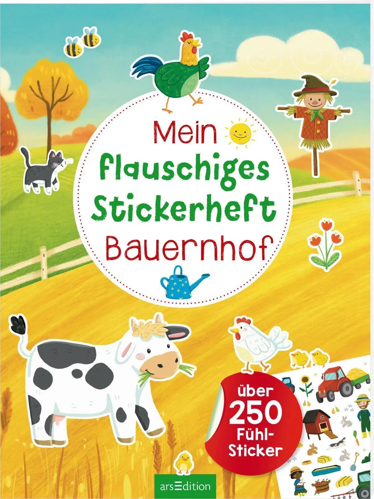 Cover: 9783845860039 | Mein flauschiges Stickerheft - Bauernhof | Über 250 Fühl-Sticker