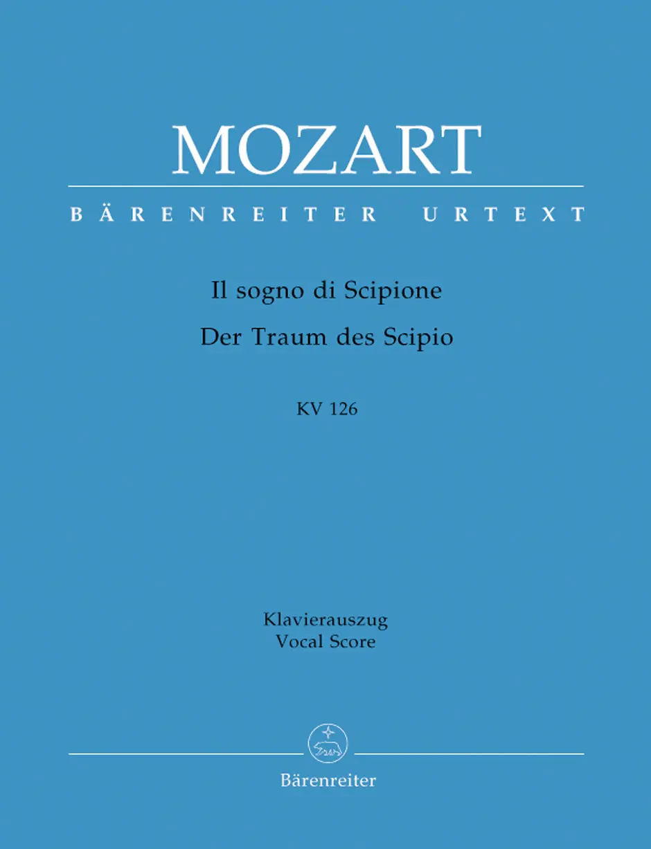 Cover: 9790006520039 | Il sogno di Scipione/Der Traum des Scipio KV 126 | Wolfgang A Mozart