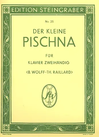 Cover: 9790500150039 | Kleine Pischna | Pischna | Buch | Steingraber Verlag