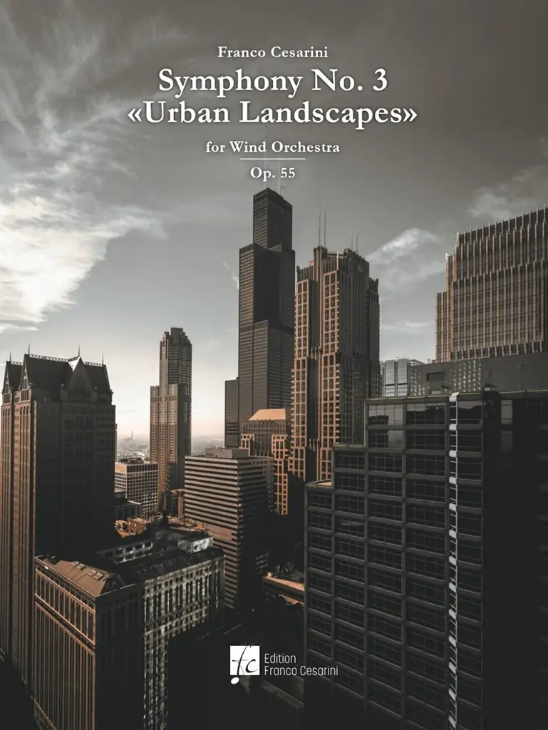 Cover: 9790502990039 | Symphony Nr. 3 Urban Landscapes Op. 55 | Franco Cesarini | Partitur