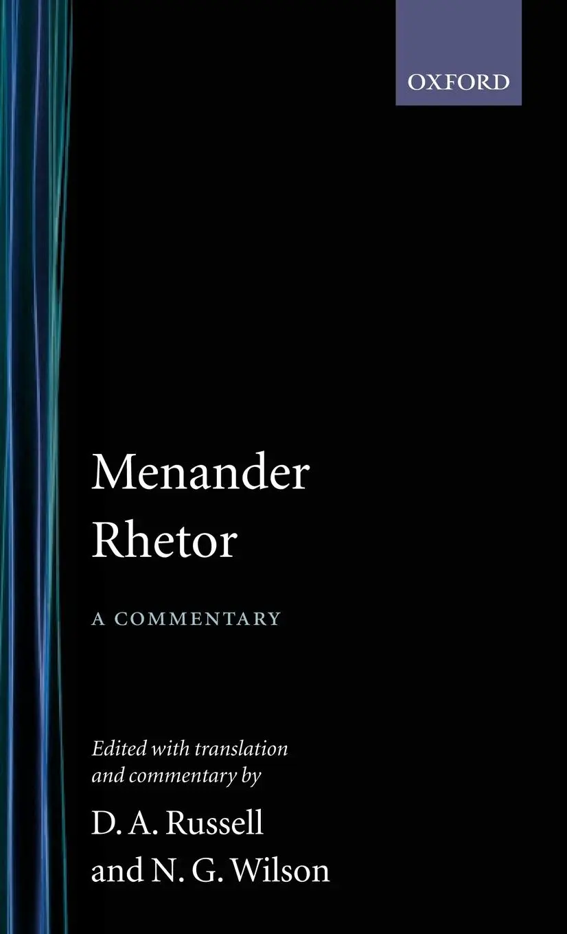 Cover: 9780198140139 | Rhetor | Menander | Buch | Gebunden | Englisch | 1981