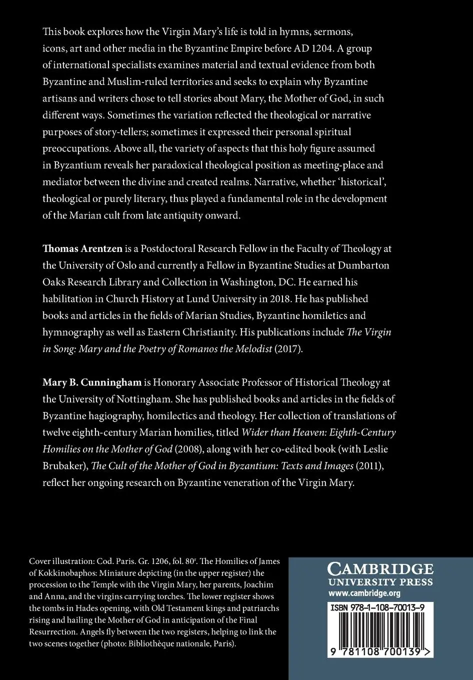 Rückseite: 9781108700139 | The Reception of the Virgin in Byzantium | Thomas Arentzen (u. a.)