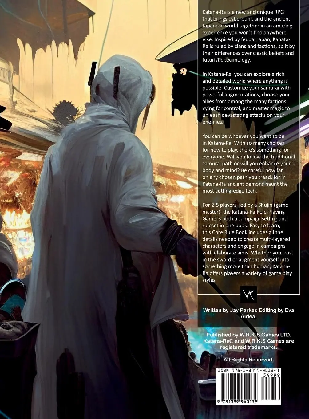 Rückseite: 9781399940139 | Katana-Ra | Core Rule Book | Jay Parker | Buch | Englisch | 2023