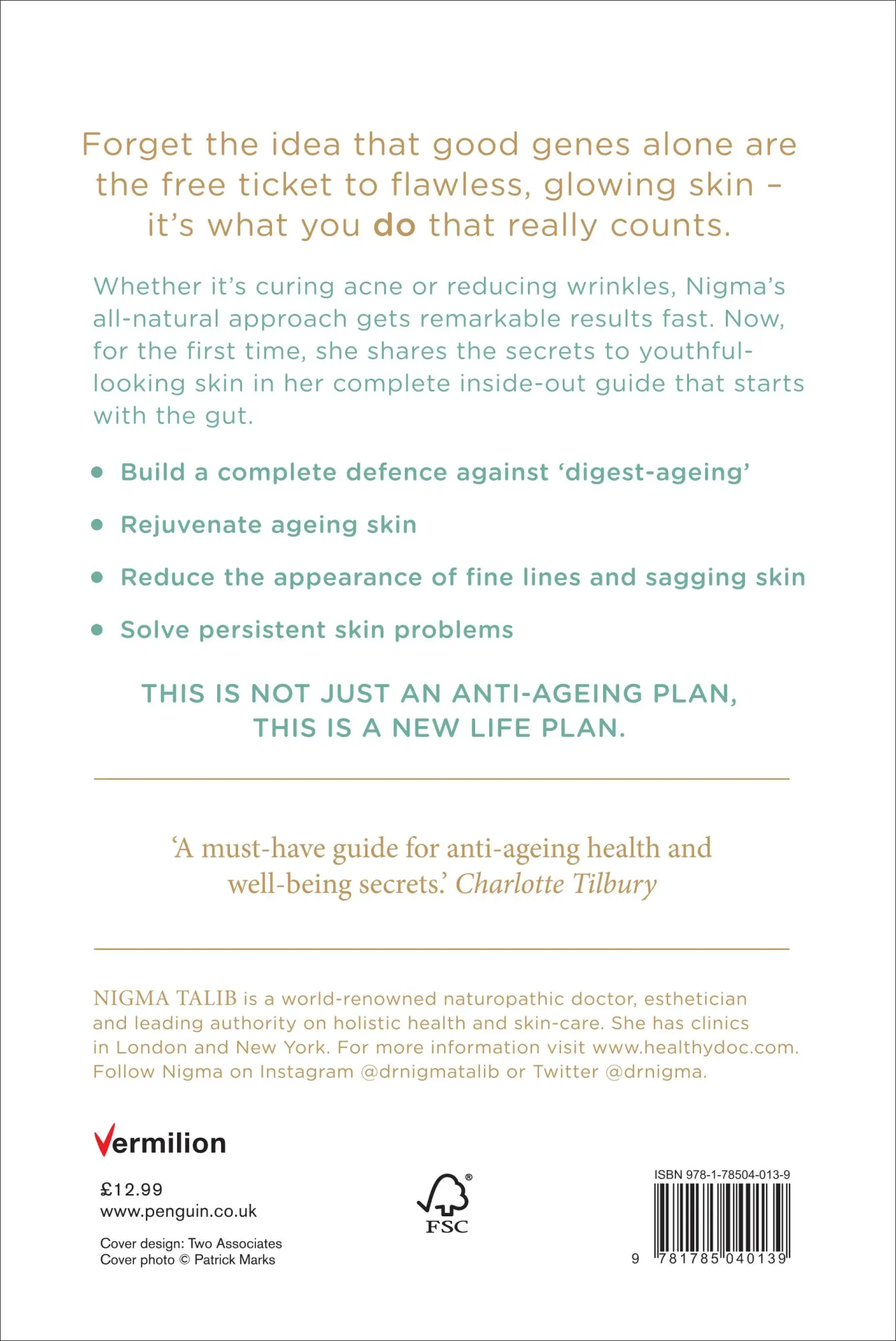 Rückseite: 9781785040139 | Reverse the Signs of Ageing | Nigma Talib | Taschenbuch | Englisch