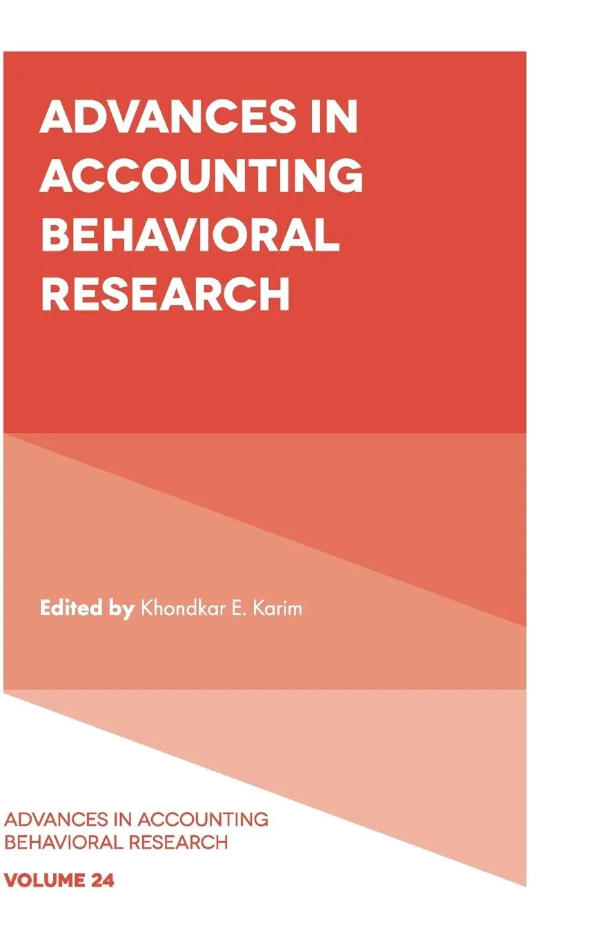 Cover: 9781800710139 | Advances in Accounting Behavioral Research | Khondkar E. Karim | Buch