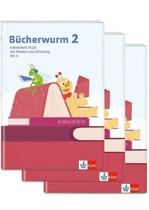 Cover: 9783123110139 | Bücherwurm 2. Arbeitsheft PLUS mit Medien und eTraining Klasse 2