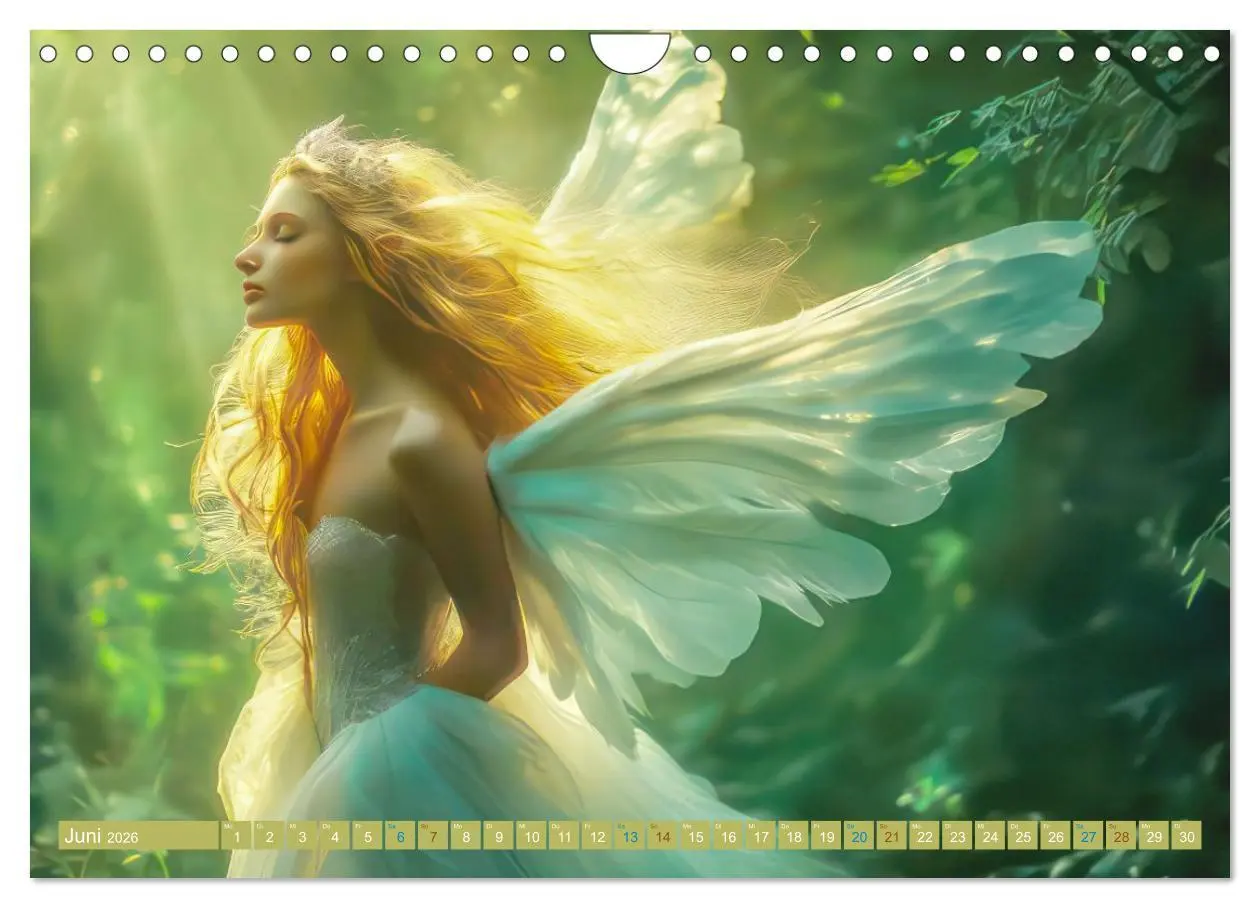 Bild: 9783457530139 | Feen - Naturverbundene Wesen (Wandkalender 2026 DIN A4 quer),...