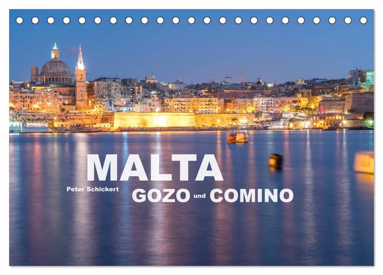Cover: 9783457840139 | Malta - Gozo und Comino (Tischkalender 2026 DIN A5 quer), CALVENDO...