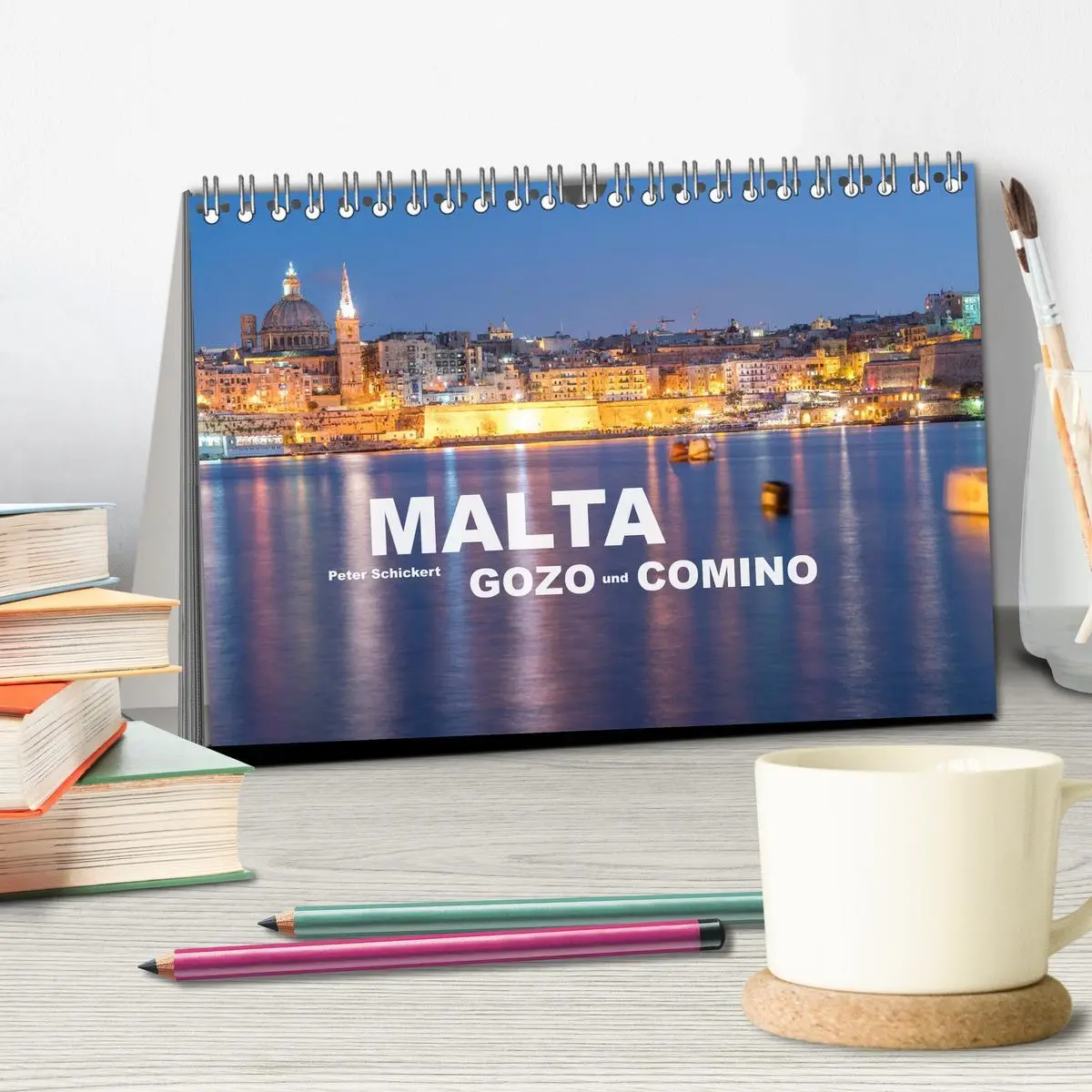 Bild: 9783457840139 | Malta - Gozo und Comino (Tischkalender 2026 DIN A5 quer), CALVENDO...