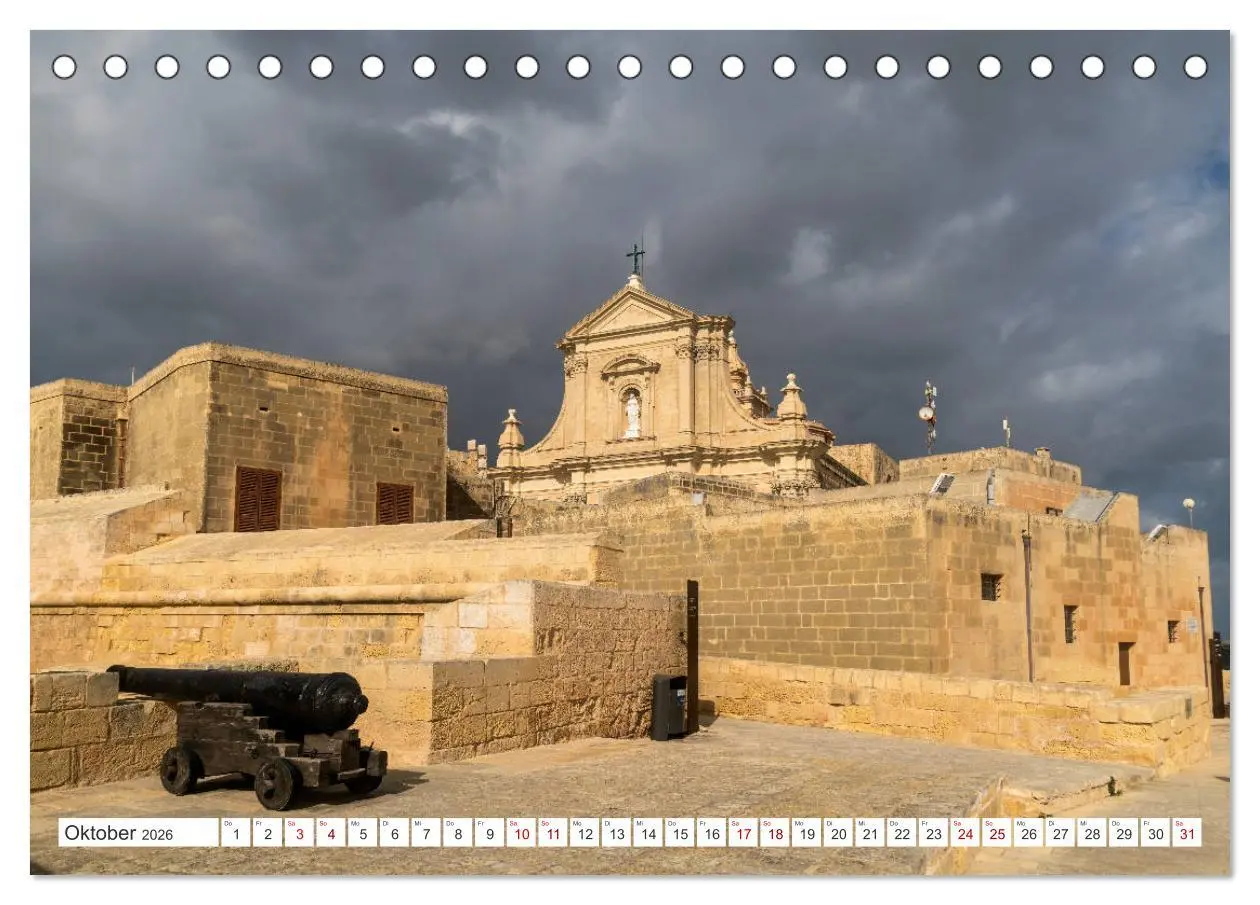 Bild: 9783457840139 | Malta - Gozo und Comino (Tischkalender 2026 DIN A5 quer), CALVENDO...