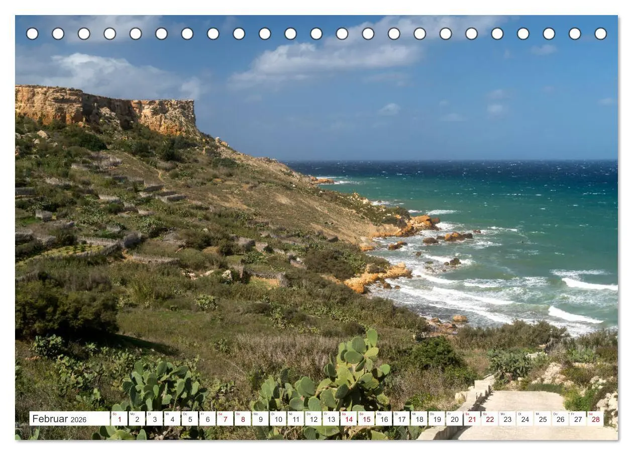 Bild: 9783457840139 | Malta - Gozo und Comino (Tischkalender 2026 DIN A5 quer), CALVENDO...