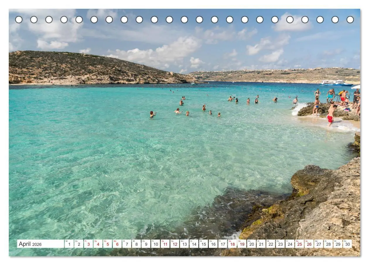 Bild: 9783457840139 | Malta - Gozo und Comino (Tischkalender 2026 DIN A5 quer), CALVENDO...