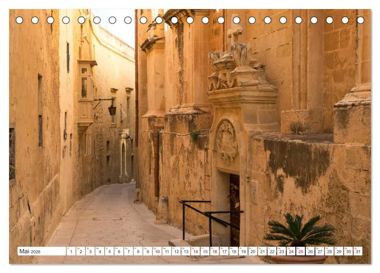 Bild: 9783457840139 | Malta - Gozo und Comino (Tischkalender 2026 DIN A5 quer), CALVENDO...