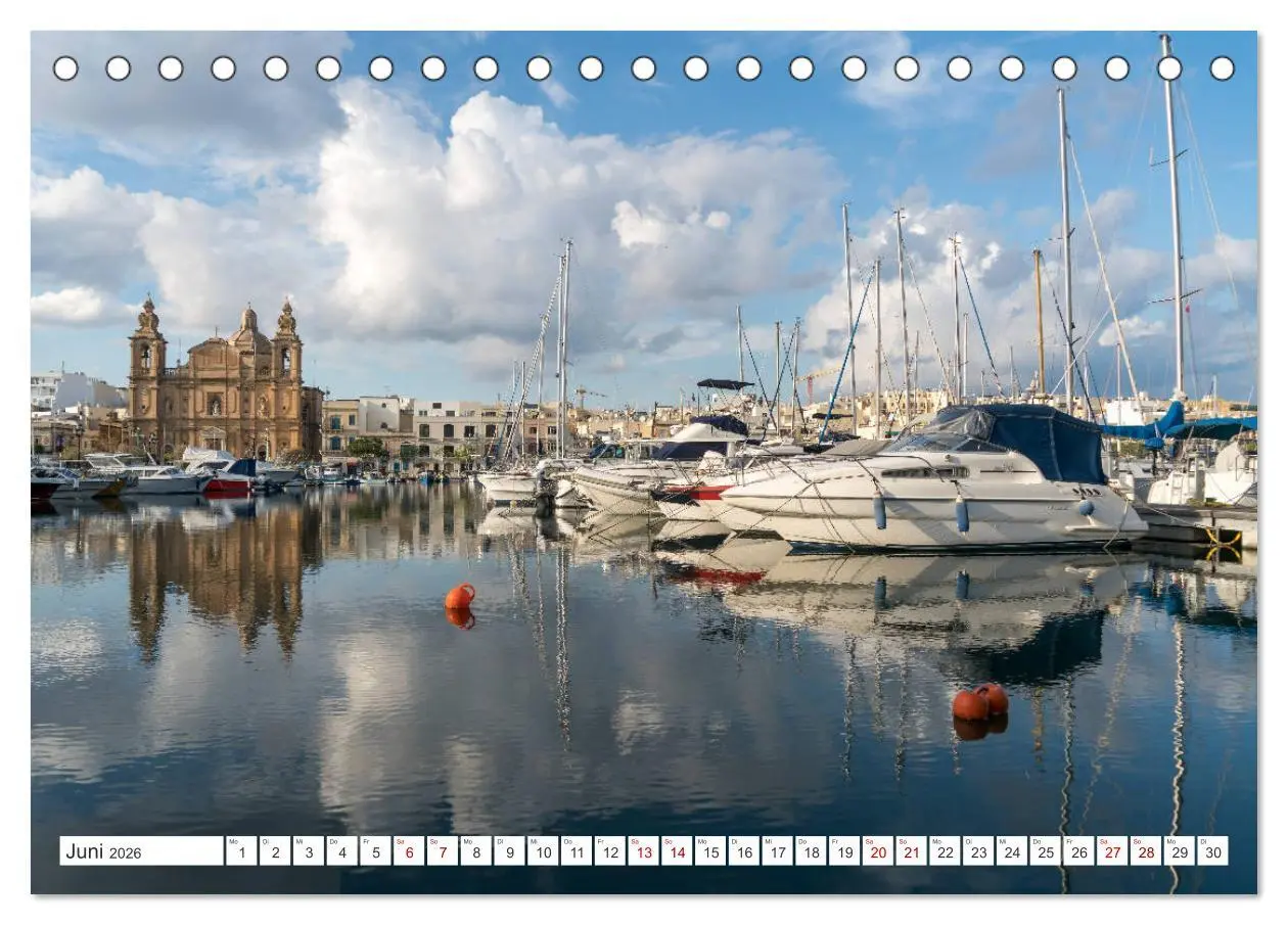 Bild: 9783457840139 | Malta - Gozo und Comino (Tischkalender 2026 DIN A5 quer), CALVENDO...