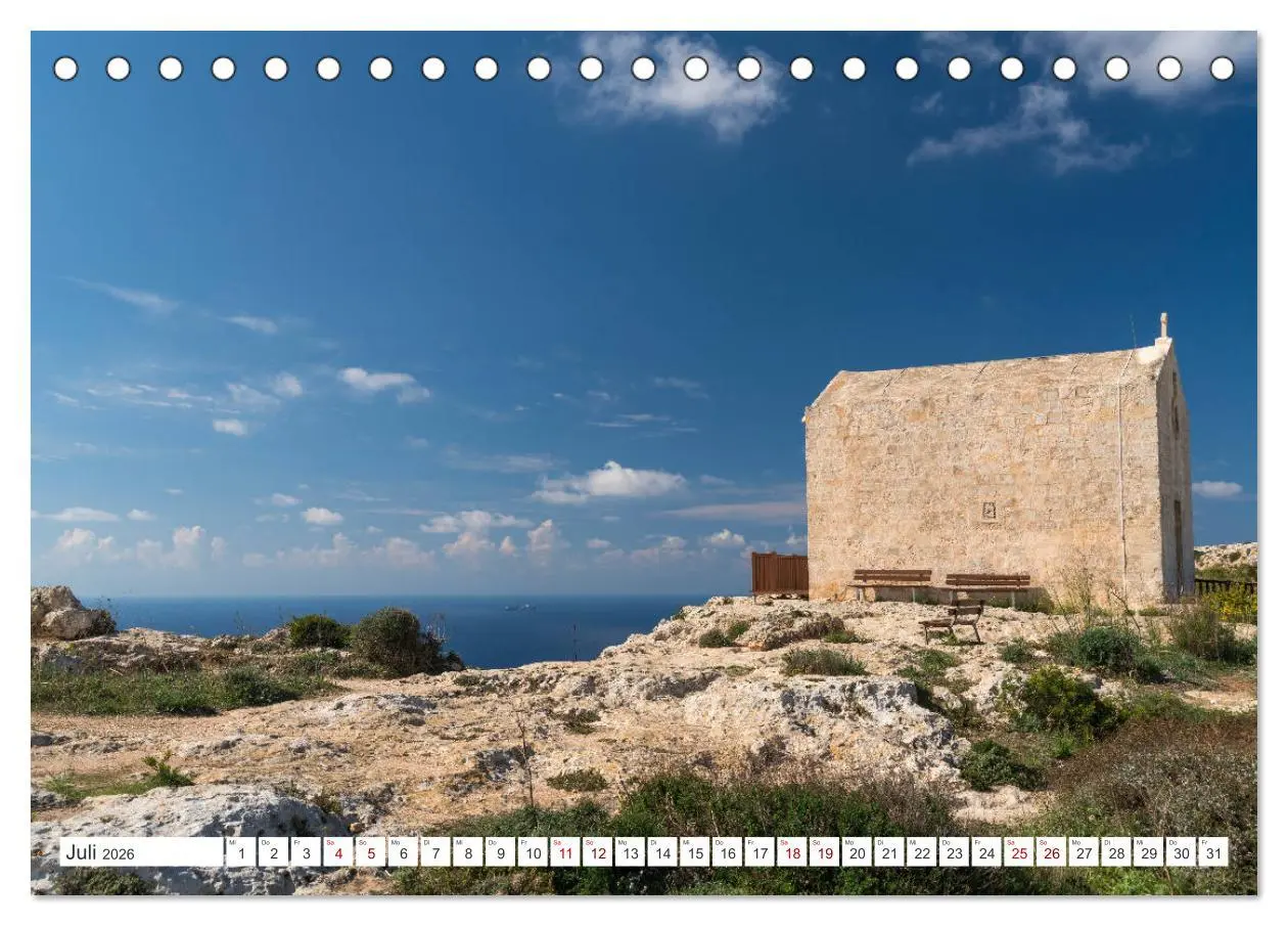 Bild: 9783457840139 | Malta - Gozo und Comino (Tischkalender 2026 DIN A5 quer), CALVENDO...