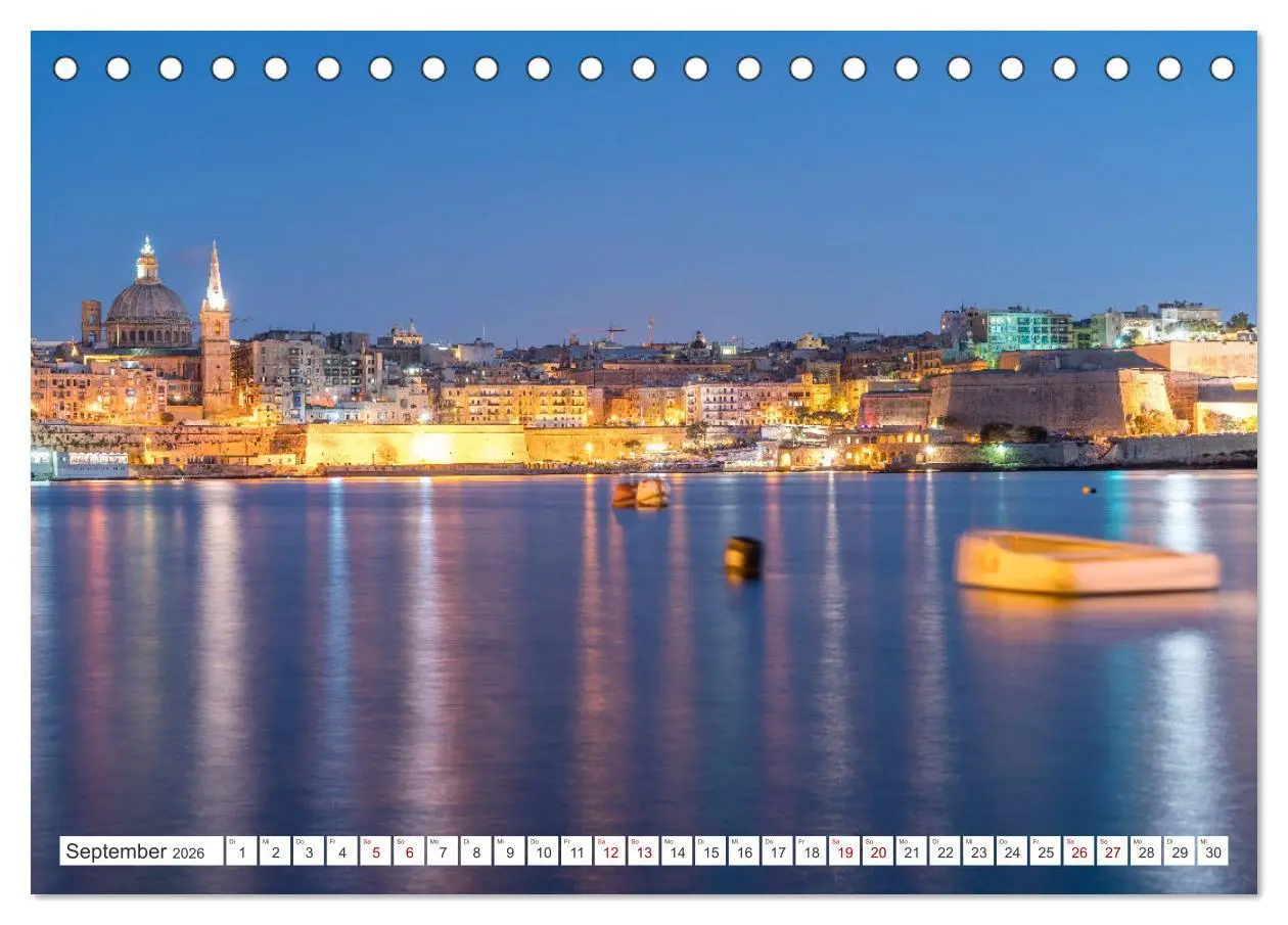 Bild: 9783457840139 | Malta - Gozo und Comino (Tischkalender 2026 DIN A5 quer), CALVENDO...