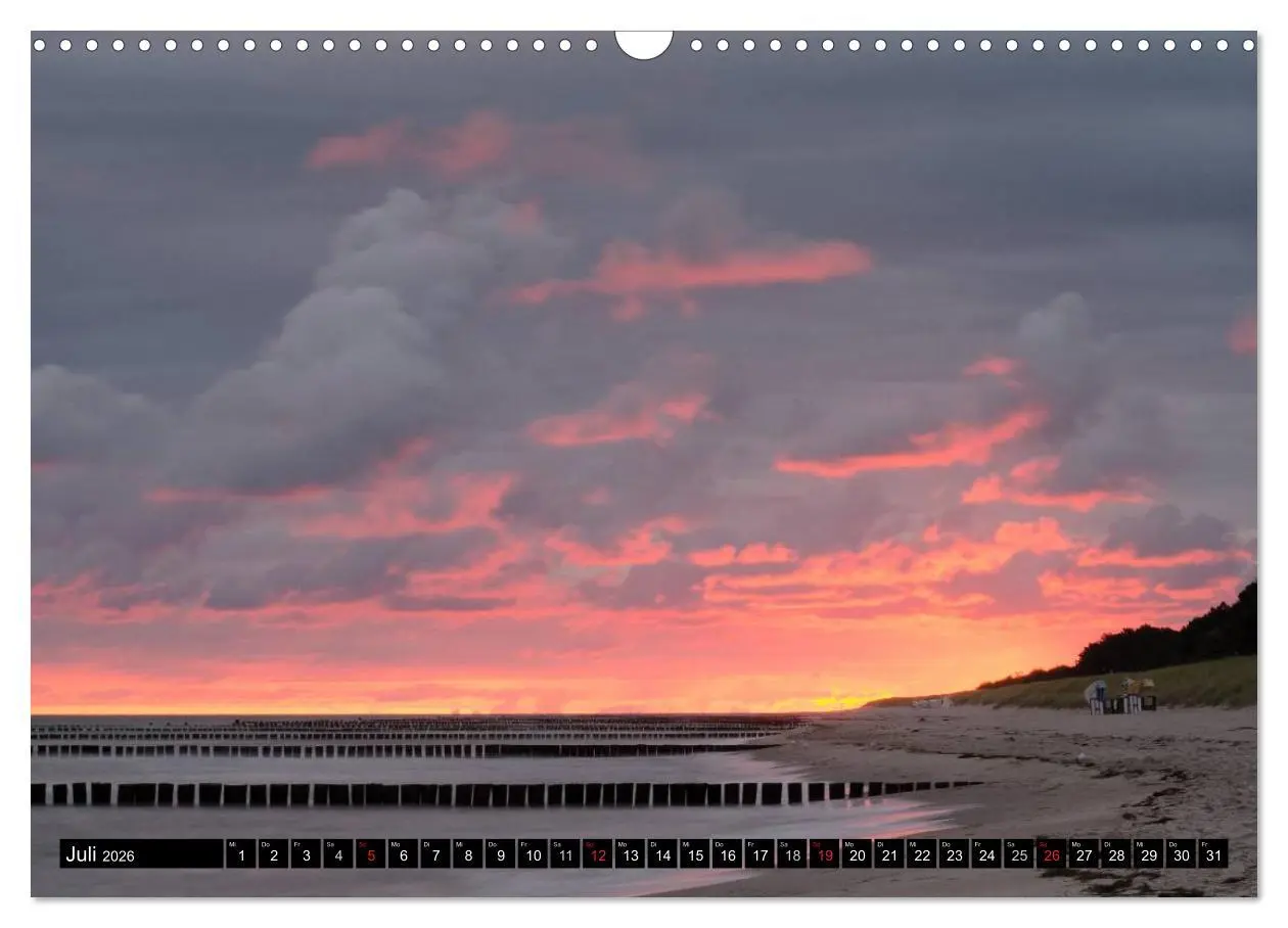 Bild: 9783516170139 | Binz Zingst 2026 (Wandkalender 2026 DIN A3 quer), CALVENDO...