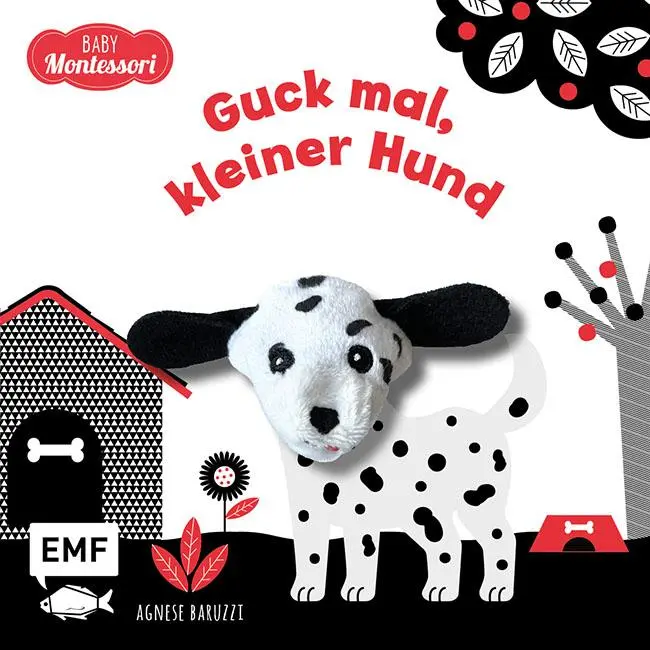 Cover: 9783745930139 | Kontrastbuch für Babys mit Fingerpuppe: Guck mal, kleiner Hund | Buch