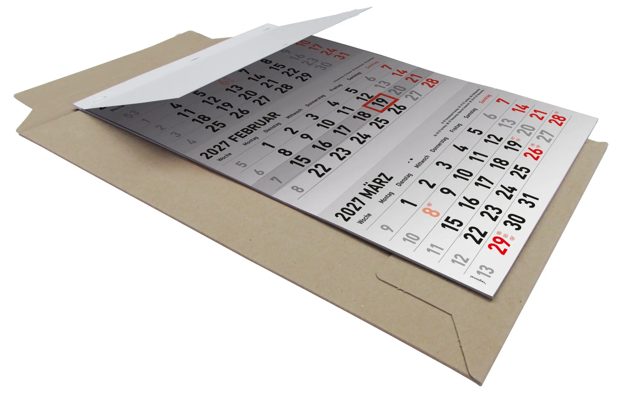 Bild: 4069095010239 | 3-Monatskalender klein 2027 | Neumann Verlage GmbH &amp; Co KG | Kalender