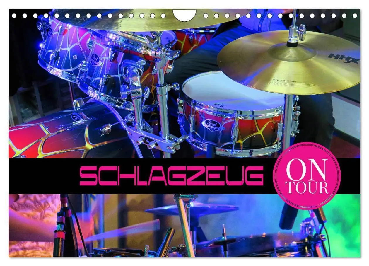 Cover: 9783435120239 | Schlagzeug on Tour (Wandkalender 2025 DIN A4 quer), CALVENDO...