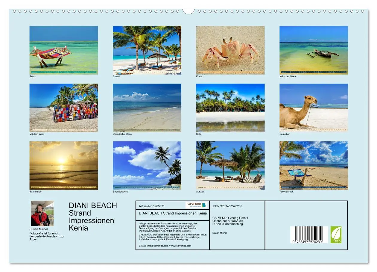 Bild: 9783457520239 | DIANI BEACH Strand Impressionen Kenia (hochwertiger Premium...