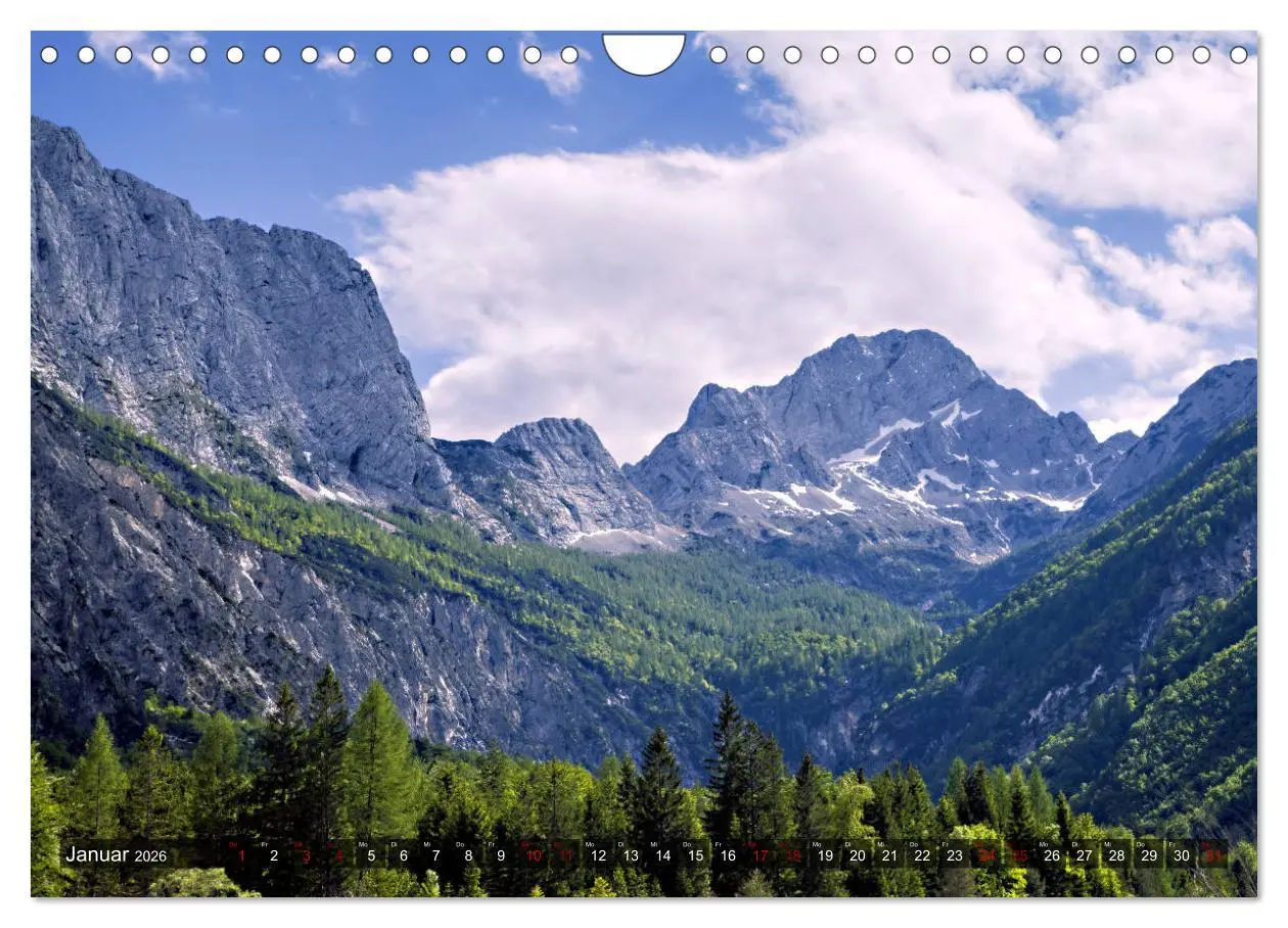Bild: 9783457900239 | Slowenien - Soca Tal (Wandkalender 2026 DIN A4 quer), CALVENDO...
