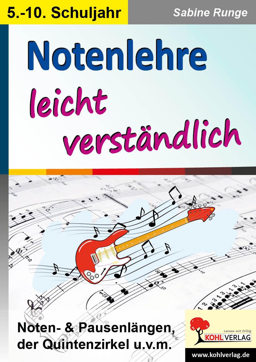 Cover: 9783966240239 | Notenlehre leicht verständlich | Sabine Runge | Taschenbuch | 52 S.