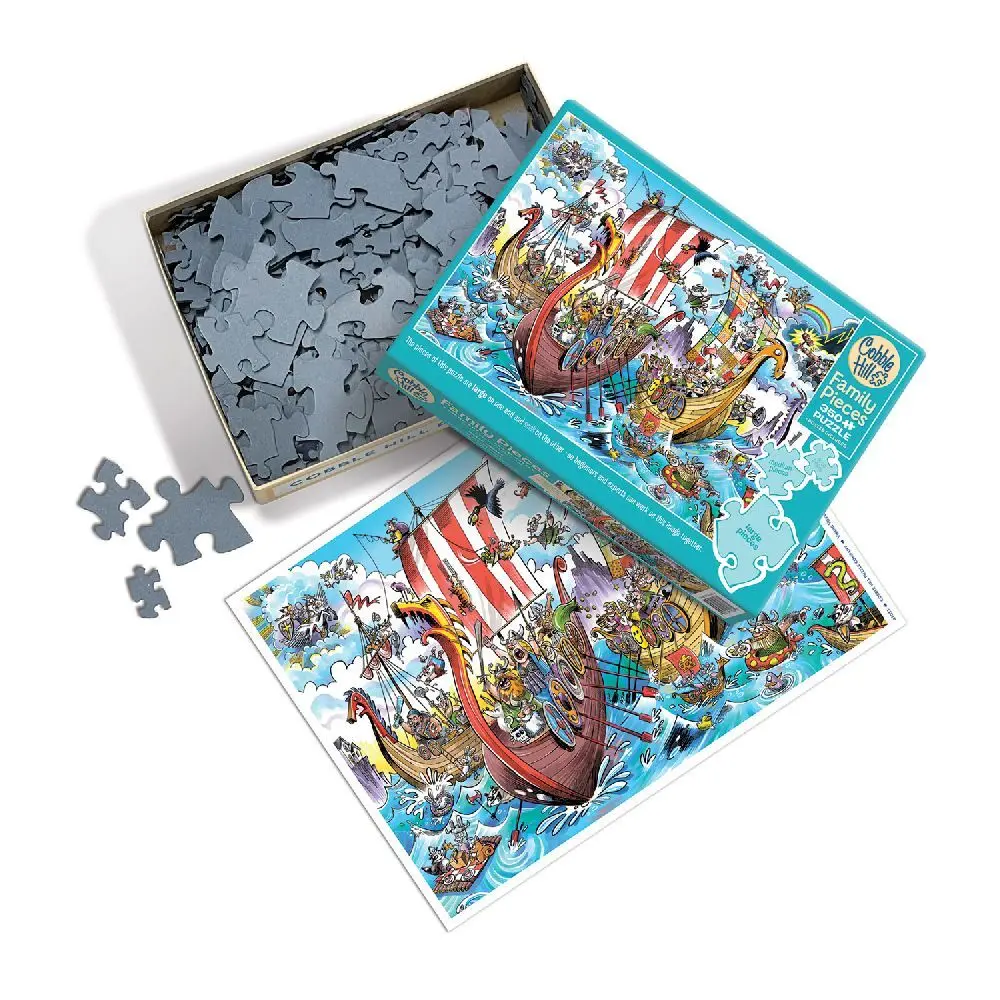 Bild: 625012470339 | Cobble Hill Verrückte Wikinger 350 Teile | Spiel | In Spielebox | 2024