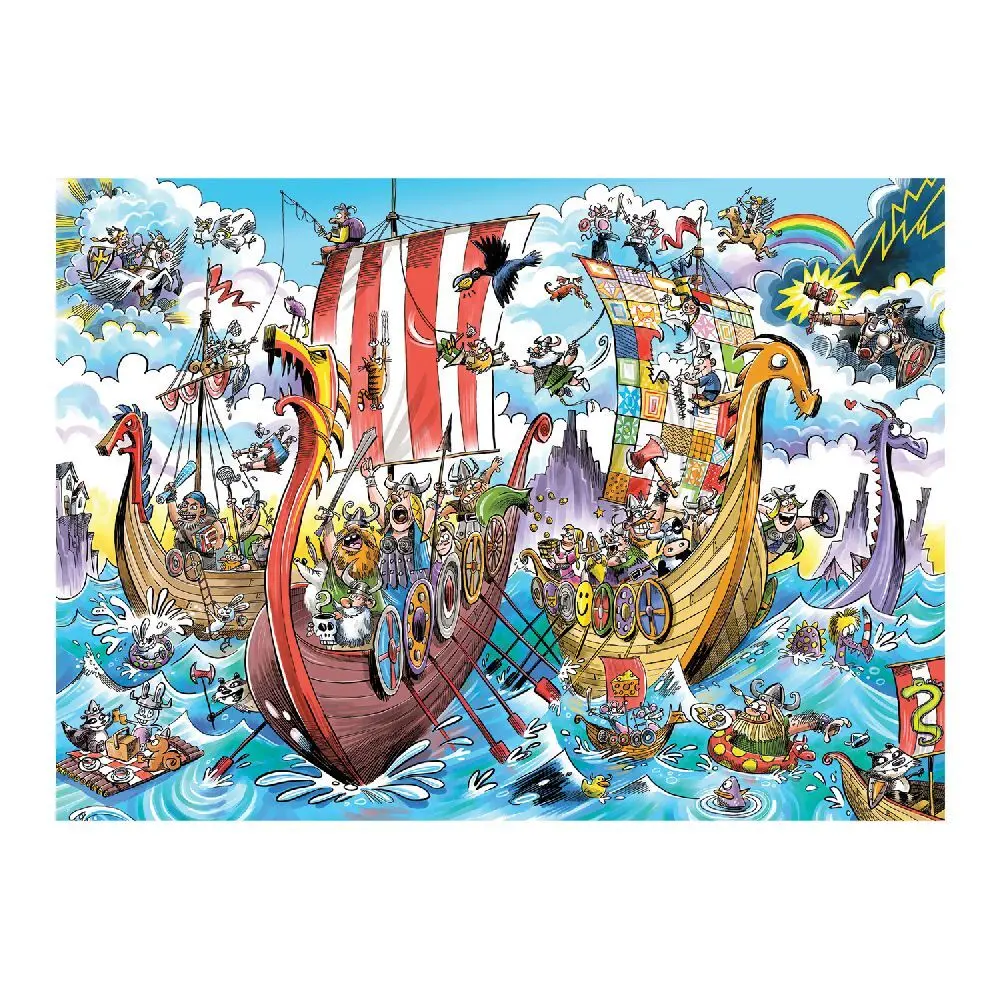 Bild: 625012470339 | Cobble Hill Verrückte Wikinger 350 Teile | Spiel | In Spielebox | 2024