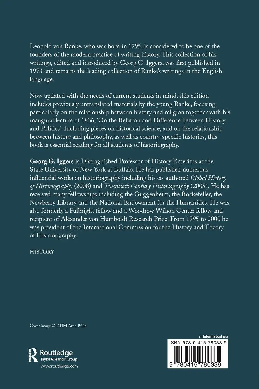 Rückseite: 9780415780339 | The Theory and Practice of History | Leopold von Ranke | Taschenbuch