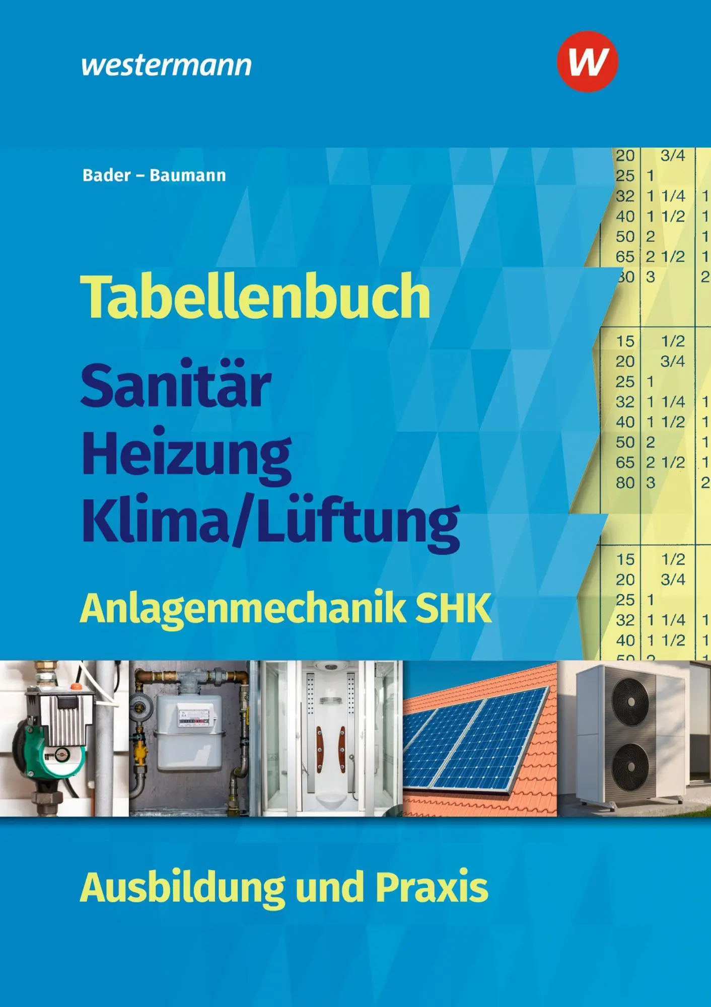 Cover: 9783427740339 | Tabellenbuch Sanitär-Heizung-Klima/Lüftung | Rolf Bader (u. a.) | Buch