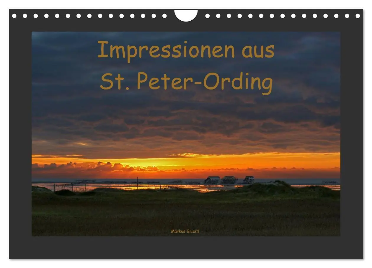 Cover: 9783435660339 | Impressionen aus St. Peter-Ording (Wandkalender 2025 DIN A4 quer),...