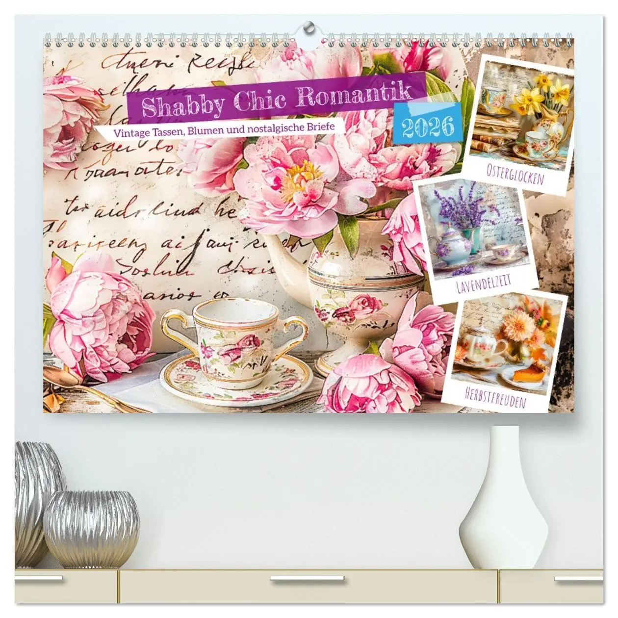 Cover: 9783457370339 | Shabby Chic Romantik - Vintage Tassen, Blumen und nostalgische...